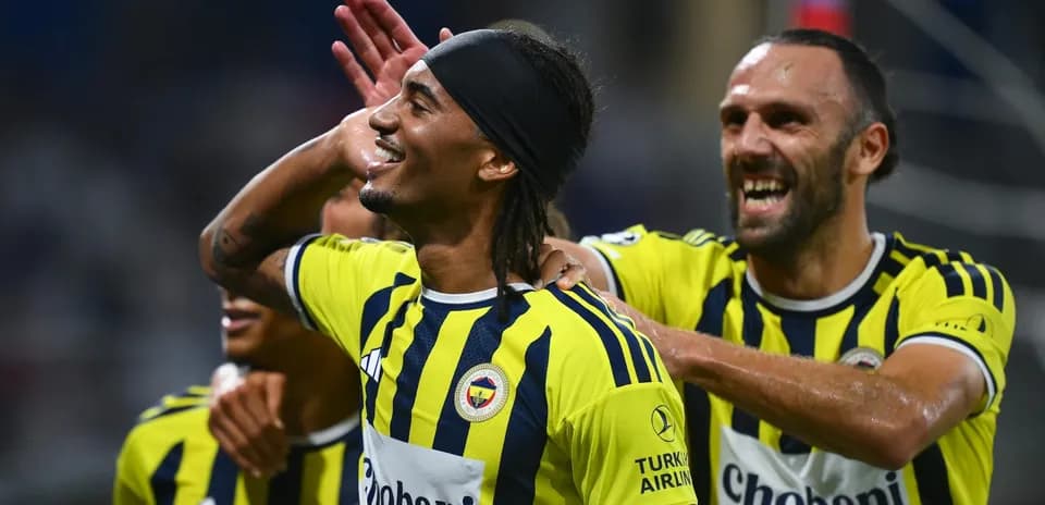 Fenerbahçe oyunçularının sevinci