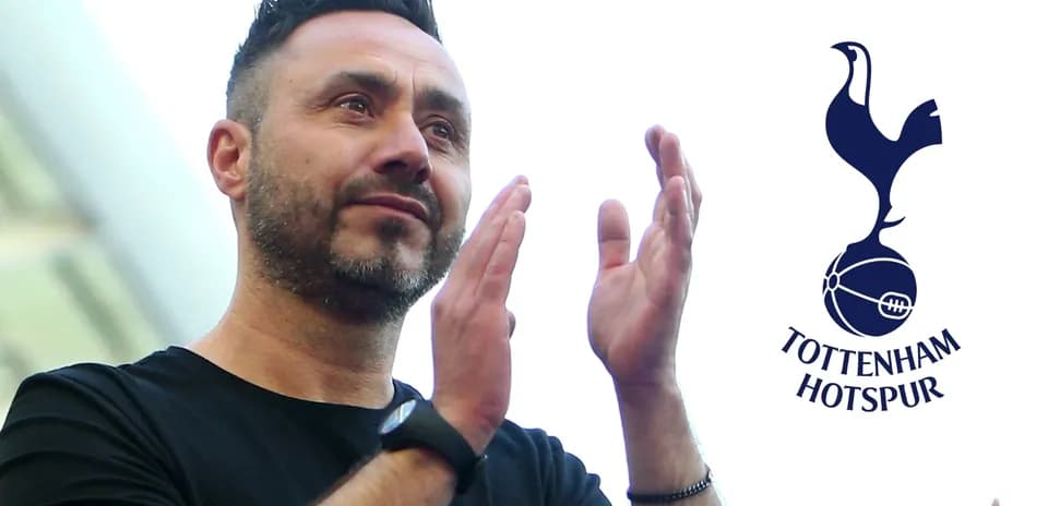 An individual applauding with Tottenham Hotspur logo