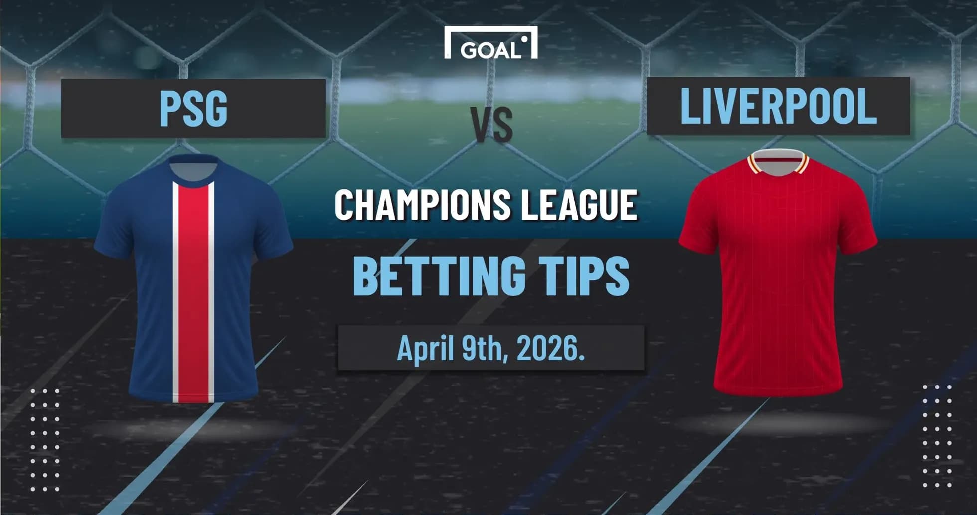 PSG vs Liverpool Champions League betting tips graphic