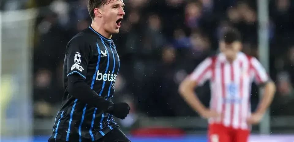 Club Brugge KV oyunçusu sevinir