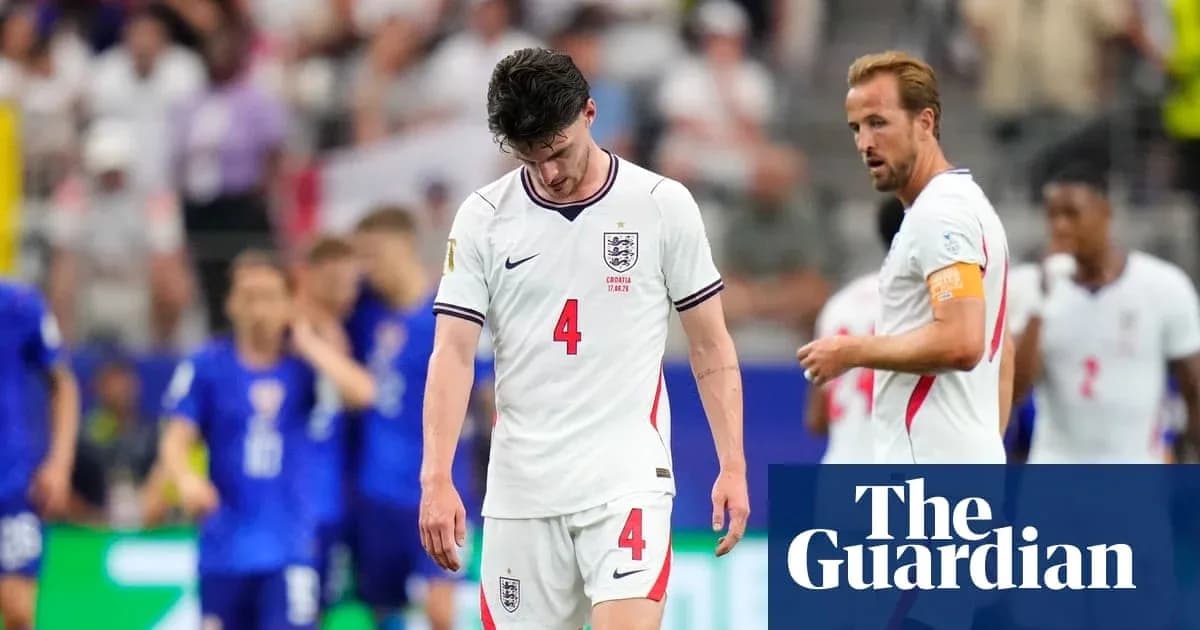 England players walking off the pitch after a match