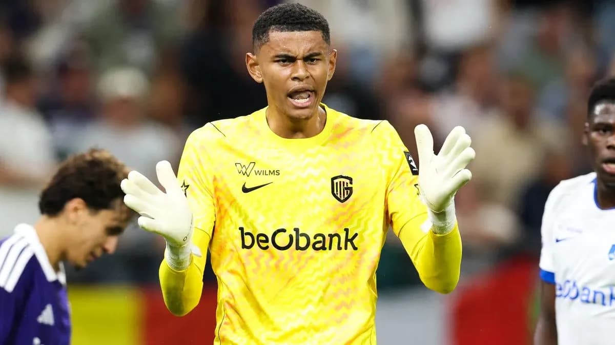 Goalkeeper directing teammates during a match