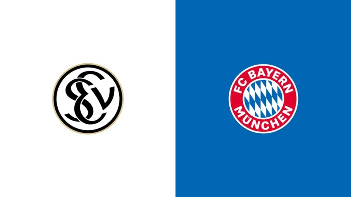 Logos of SC Freiburg and FC Bayern München