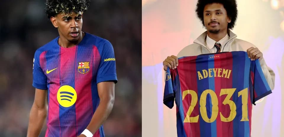 Barcelona player and new signing with jersey