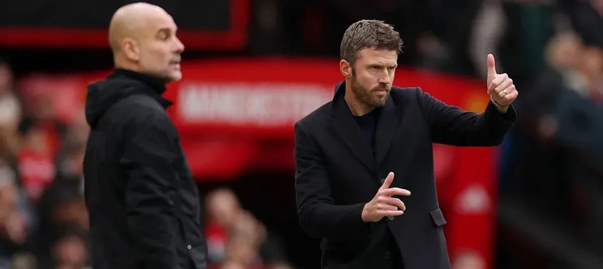 Coaches giving instructions during a football match