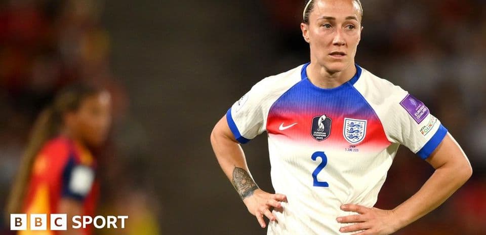 England player during match at stadium