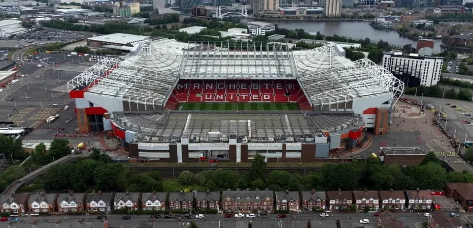 Old Trafford stadium, home of Manchester United
