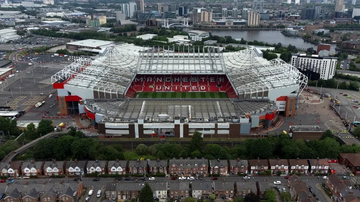 Old Trafford stadium, home of Manchester United