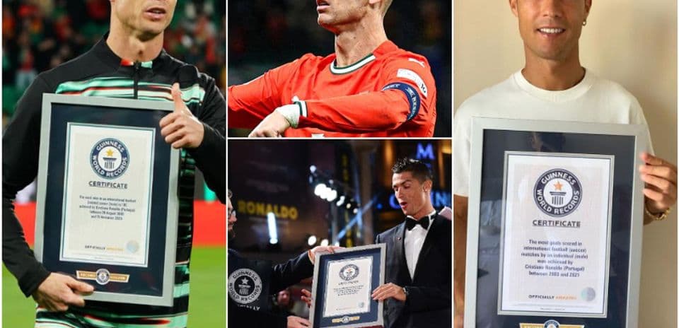 Cristiano Ronaldonun Guinness Dünya Rekordları