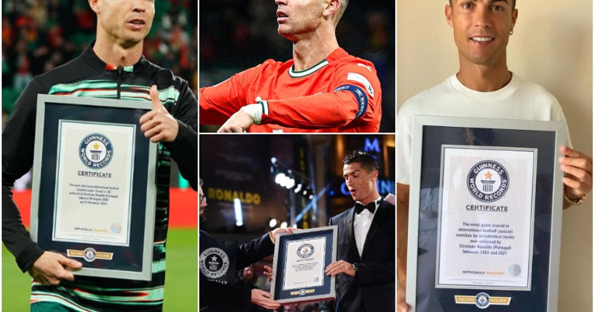 Cristiano Ronaldonun Guinness Dünya Rekordları
