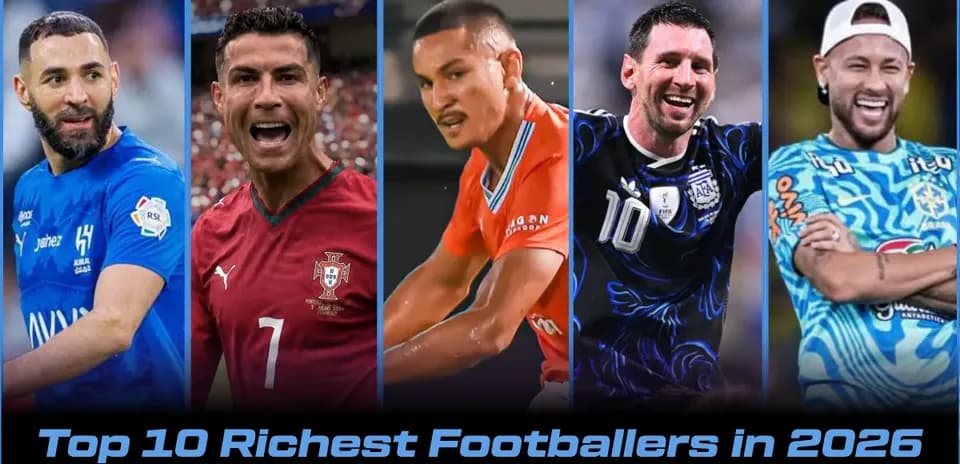 Dünyanın Ən Zəngin Futbolçuları: Aktiv Oyunçuların Top 10 Siyahısı