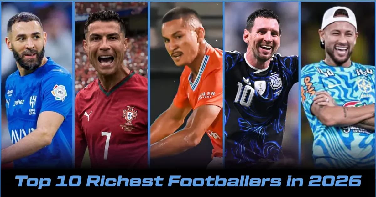 Dünyanın Ən Zəngin Futbolçuları: Aktiv Oyunçuların Top 10 Siyahısı