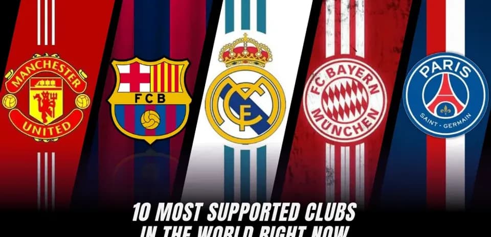 Dünyanın Ən Çox İzlənilən Futbol Klubları: 2025-ci ilin Top 10 Siyahısı