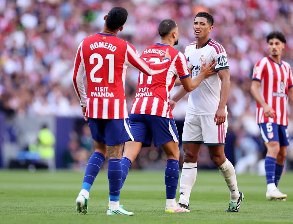 Real Madrid-in yarımmüdafiəçisi Jude Bellingham hakimlə mübahisə etdi: Atletico Madrid-ə qarşı qalmaqallı məğlubiyyət