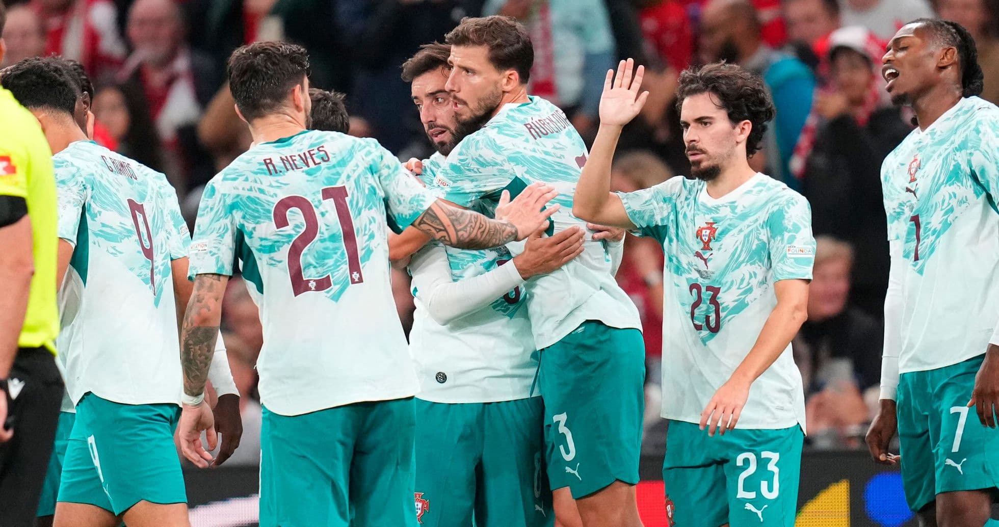 Portuqaliya-Danimarka matçında oyunçuların qiymətləndirilməsi: Bruno Fernandes parlaq performansla fərqləndi