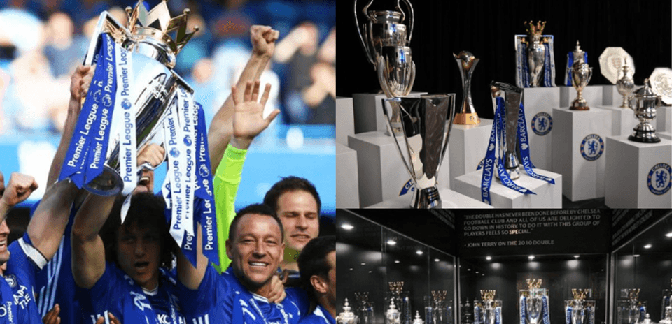 Chelsea Futbol Klubunun Tarix Boyu Qazanılan Kuboklar Siyahısı