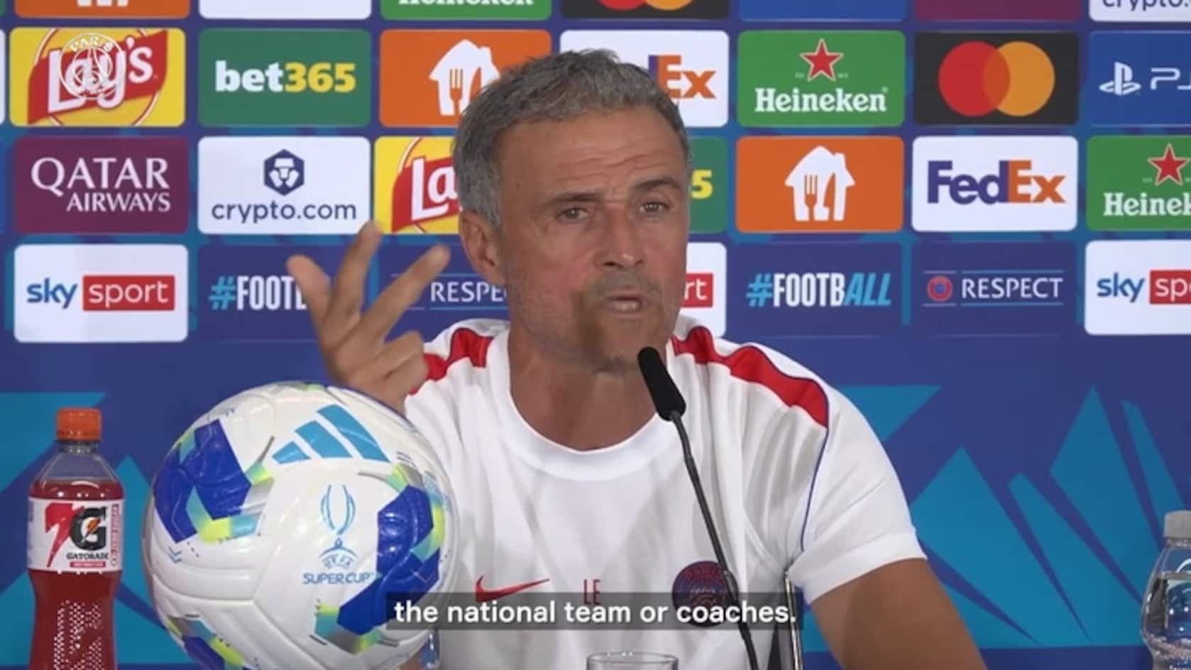 Luis Enrique İspaniya Futbolundan Qürur Duyur Super Kubok Öncəsi