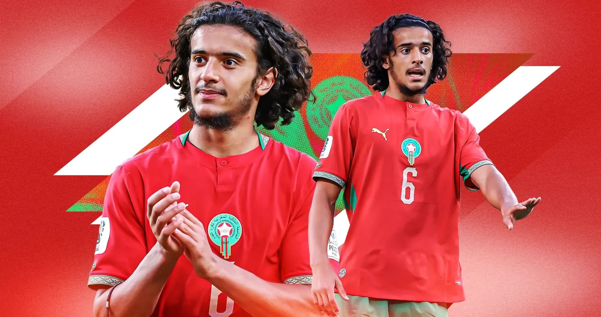 Futbolçu Moroko milli komandasının formasında Futbolçu Moroko milli komandasının formasında