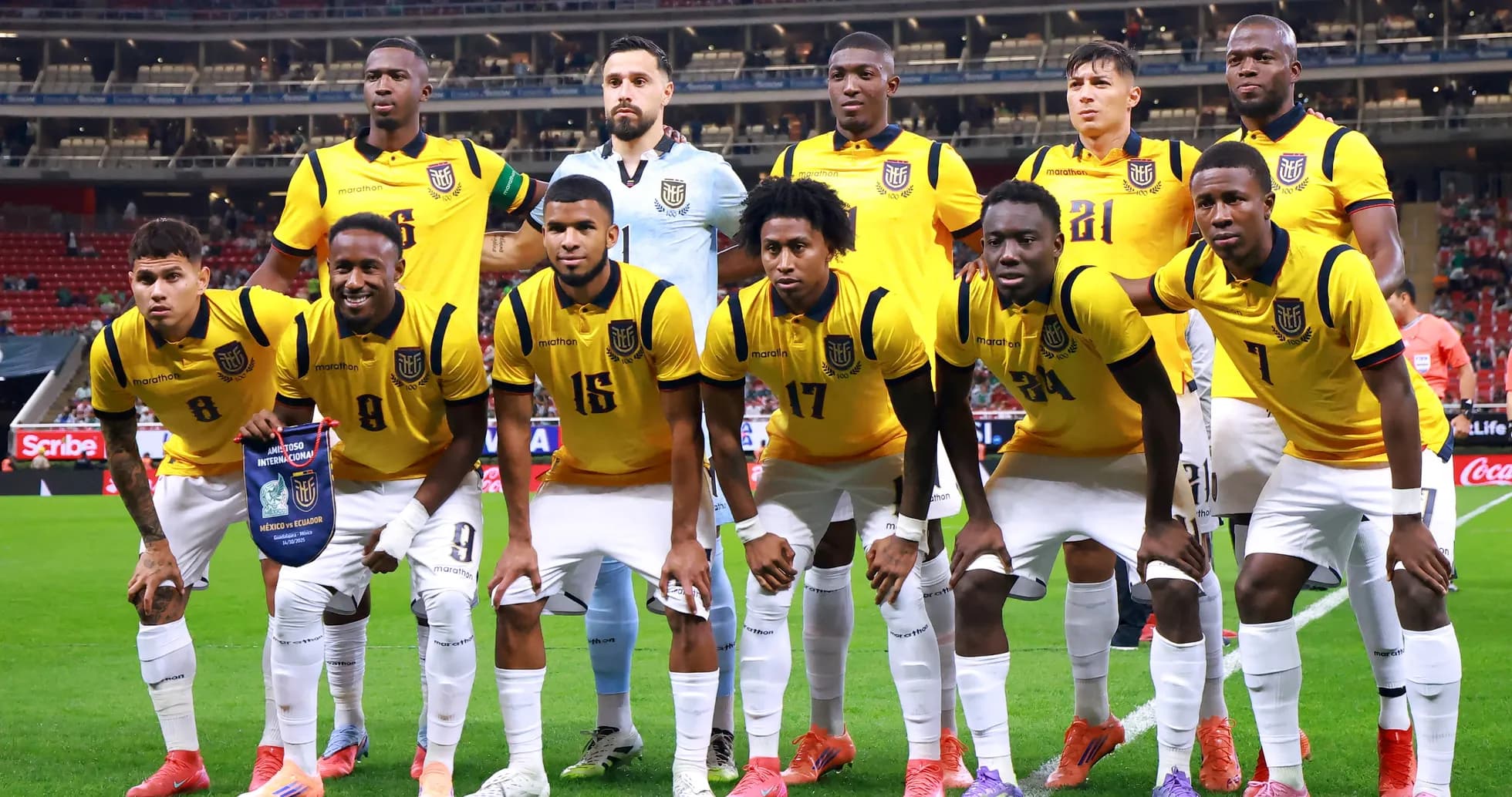 Ekvador futbol komandasının oyunçuları Ekvador futbol komandasının oyunçuları