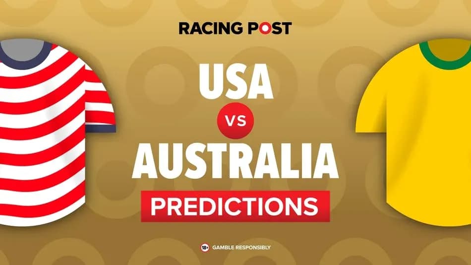 USA vs Australia match predictions graphic USA vs Australia match predictions graphic