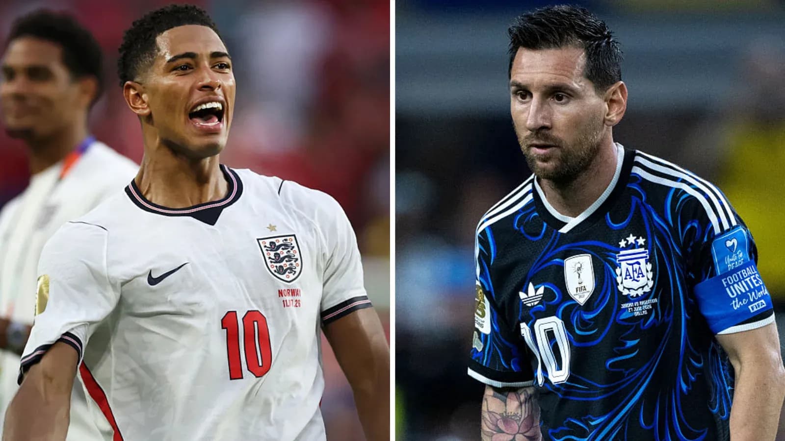 İngiltərə və Argentina futbolçuları matçda İngiltərə və Argentina futbolçuları matçda