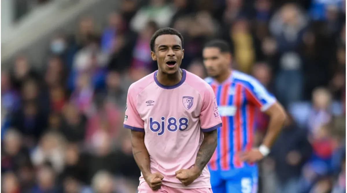 Bournemouth player celebrating during a match Bournemouth player celebrating during a match