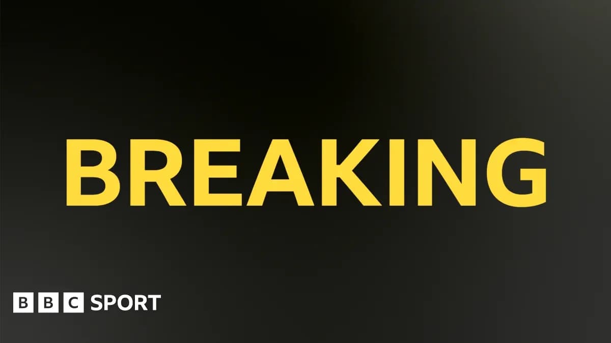 BBC Sport breaking news announcement graphic BBC Sport breaking news announcement graphic