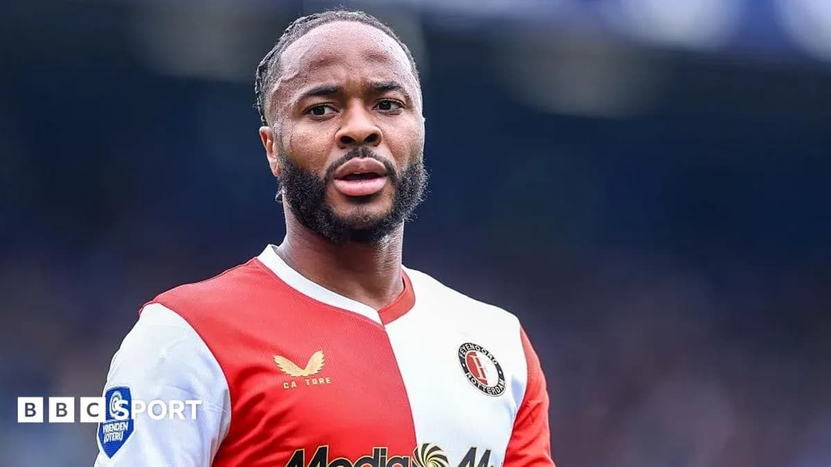 Feyenoord player in red and white kit during match Feyenoord player in red and white kit during match