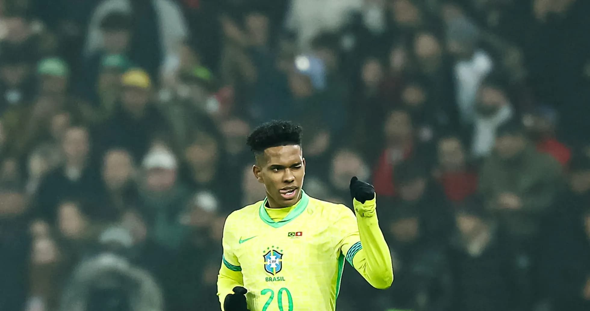 Brazillian player celebrating during a match Brazillian player celebrating during a match