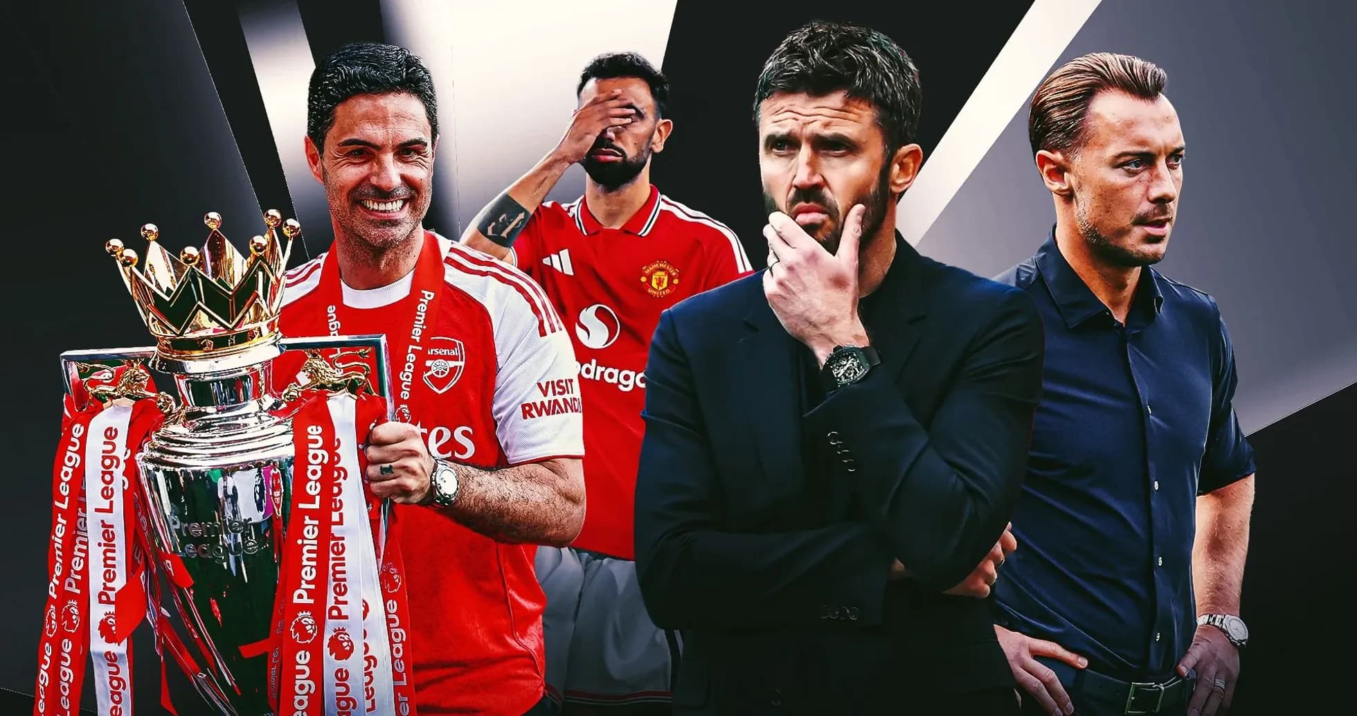 Dördü məşqçi və oyunçular, Premier League kuboku ilə Dördü məşqçi və oyunçular, Premier League kuboku ilə