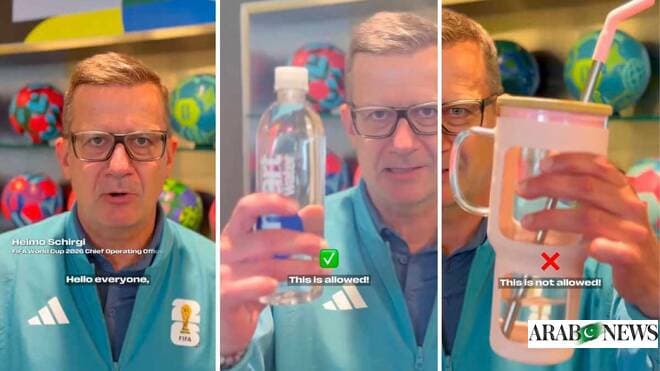 FIFA official explaining allowed and prohibited items FIFA official explaining allowed and prohibited items
