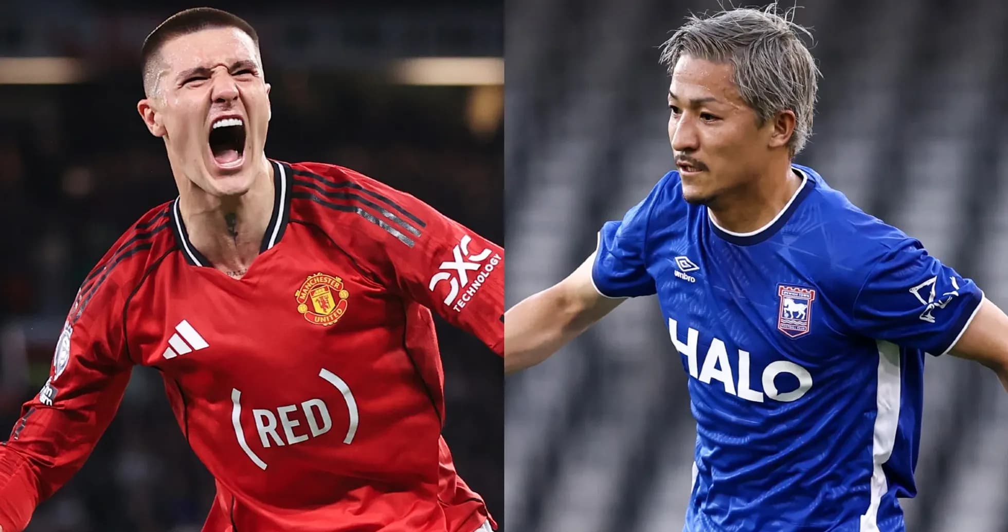 Manchester United və Ipswich oyunçuları qarşı-qarşıya Manchester United və Ipswich oyunçuları qarşı-qarşıya