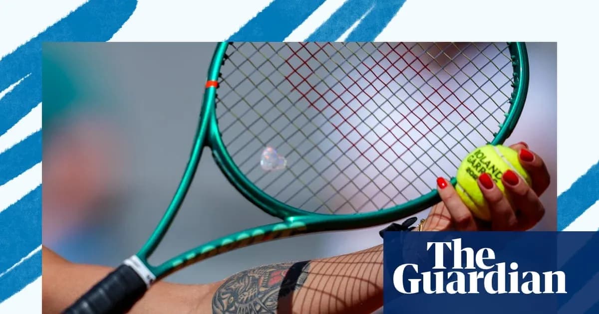 Tennis player holding racket and ball before serve Tennis player holding racket and ball before serve