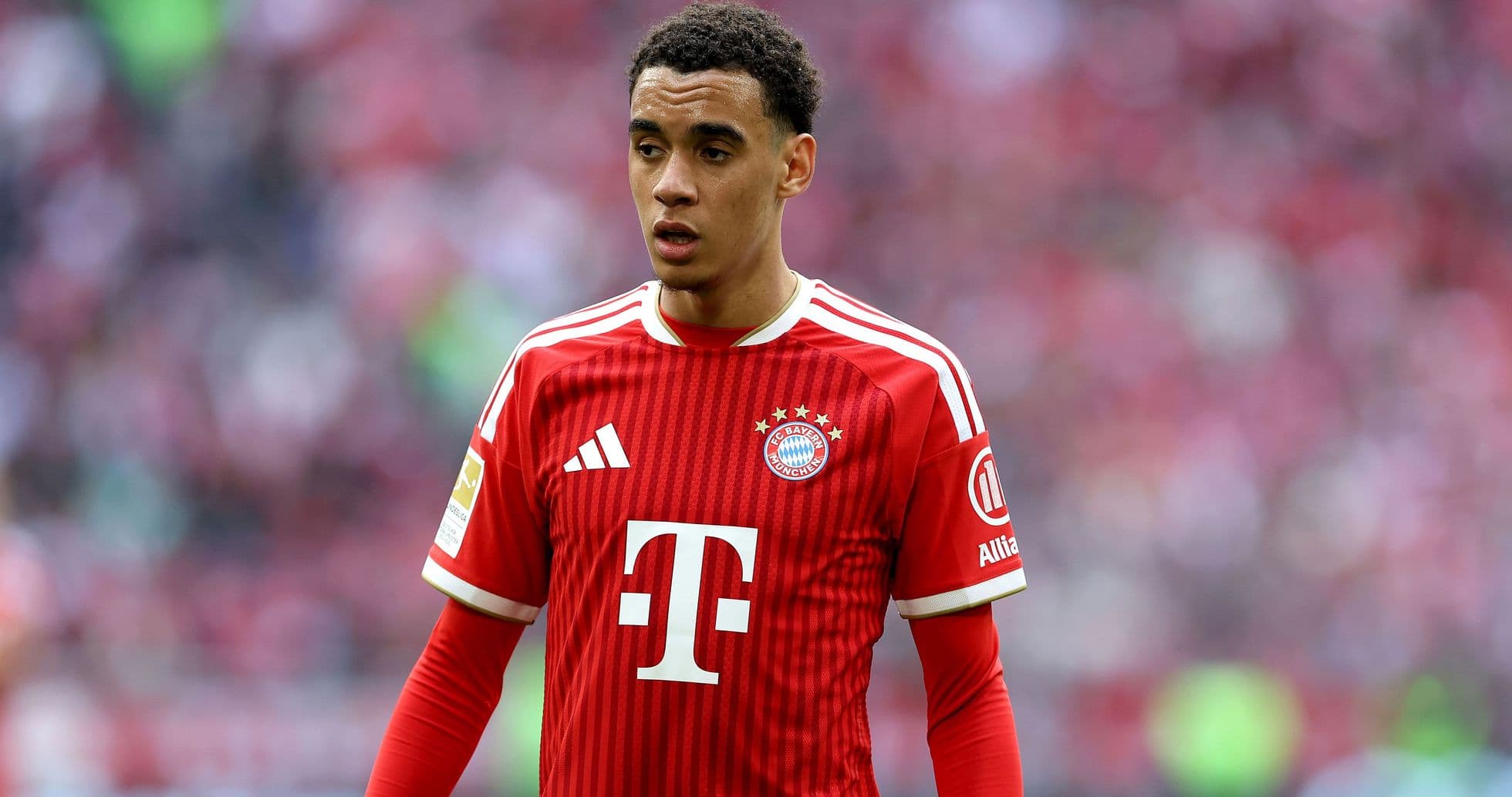 Bayern Munich player on the field during match Bayern Munich player on the field during match