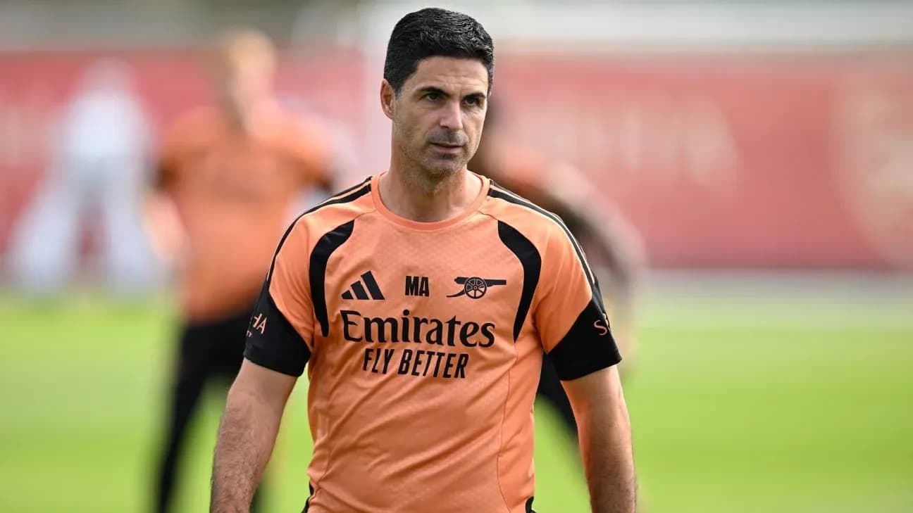 Mikel Arteta during Arsenal training session Mikel Arteta during Arsenal training session