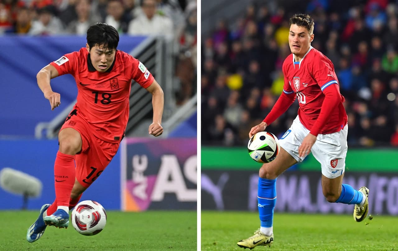 Cənubi Koreya və Çex Respublikası futbolçuları Cənubi Koreya və Çex Respublikası futbolçuları