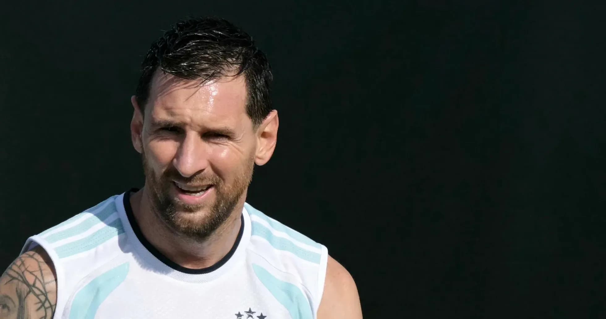 Messi during training session with Argentina team Messi during training session with Argentina team