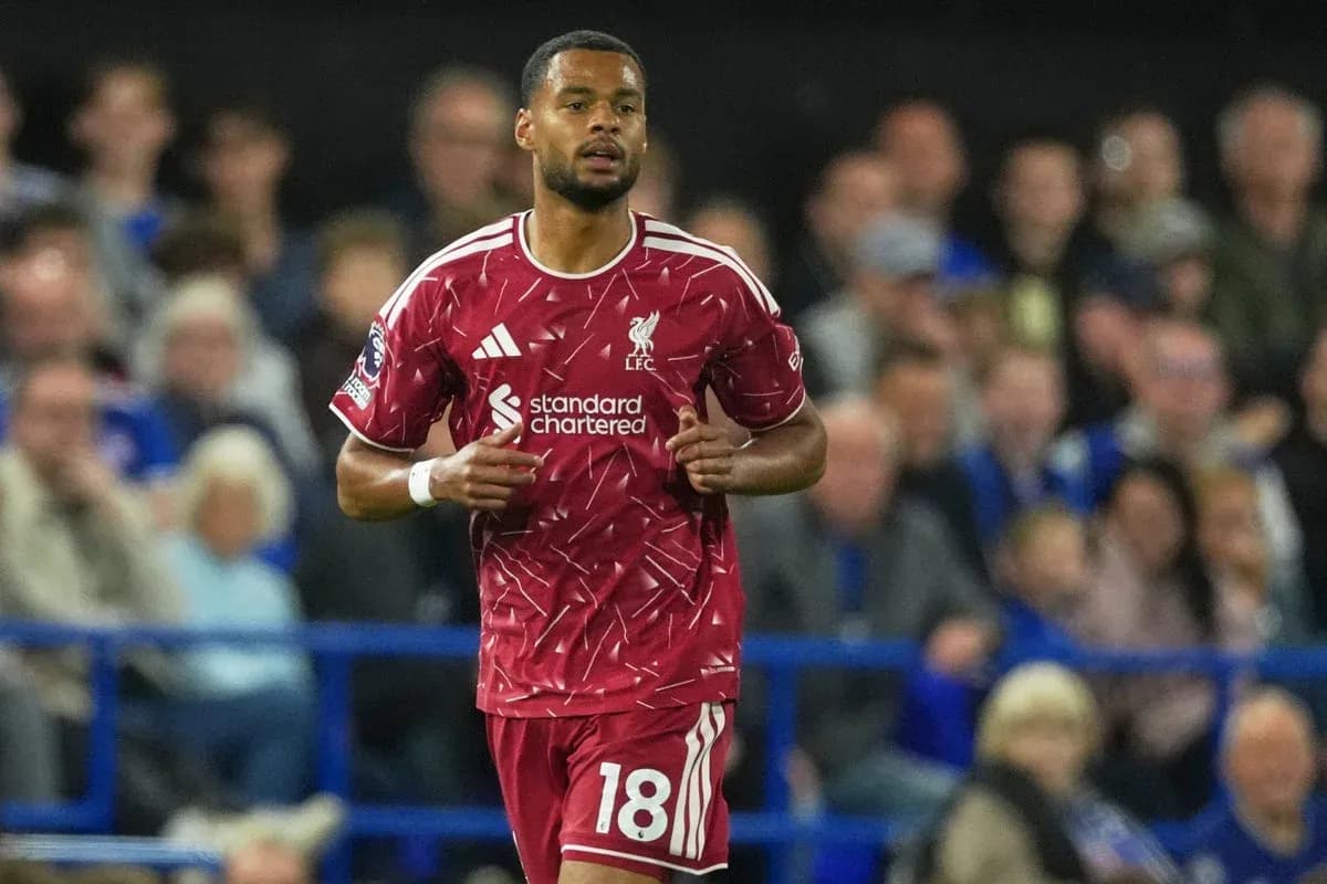 LFC player in red kit during match LFC player in red kit during match