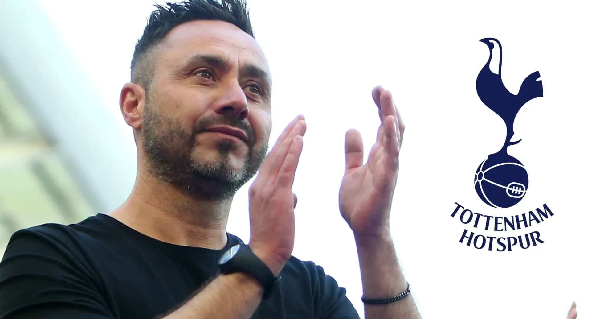 An individual applauding with Tottenham Hotspur logo An individual applauding with Tottenham Hotspur logo